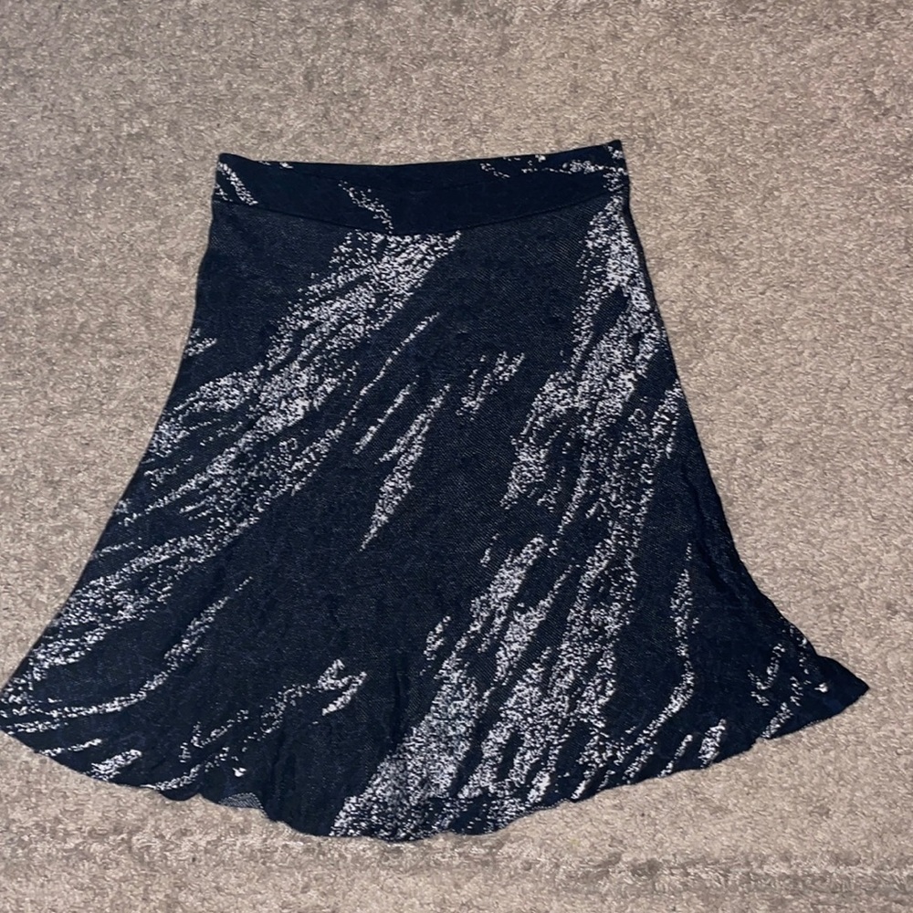 bcbgmaxazria silk a-line skirt